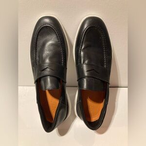 Wolf & Shepherd Crossover Penny Loafers Men’s US 7.5 Black Slip-On